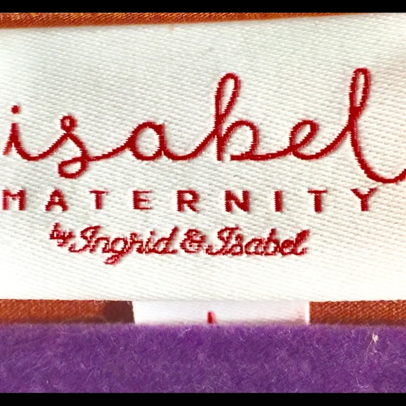 Maternity Top Isabel by Ingrid and Isabel Copper Rust L NWT - Picture 7 of 11